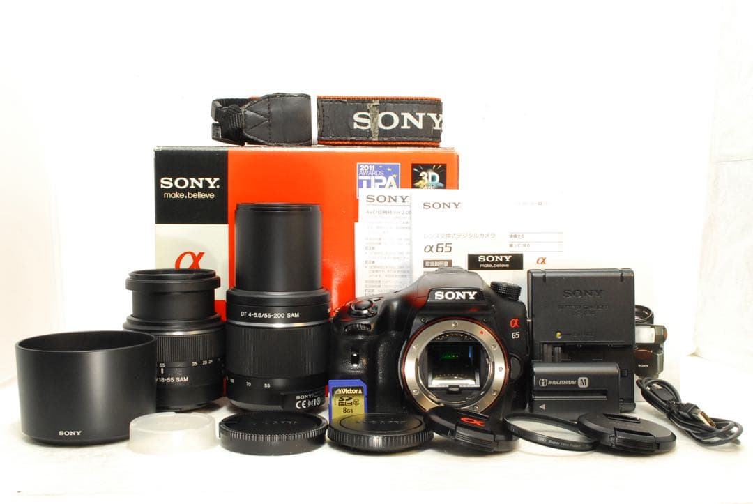 Sr 様フォロー割_SONY α65 ❤️スマホ転送 ダブルレンズキット ソニー