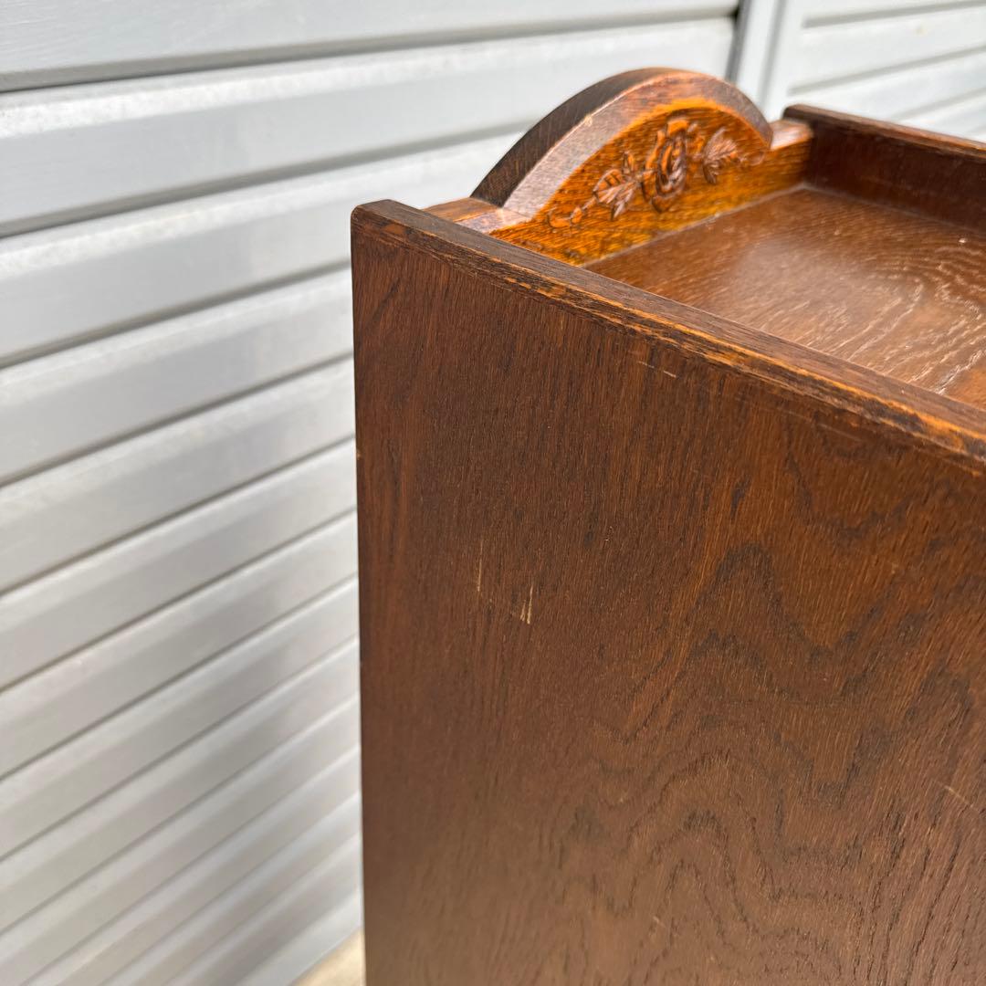 三越 ブルージュ スリムオープンシェルフ　キャビネット オーク　英国カントリー調