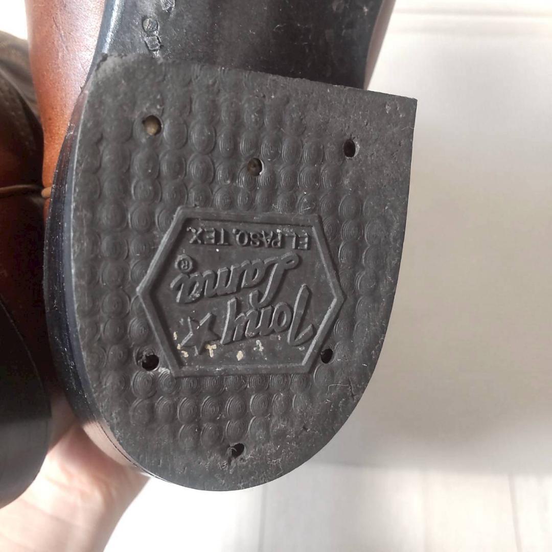 Tony Lama ウエスタンブーツ ブラウン キャメル レザー 9サイズ