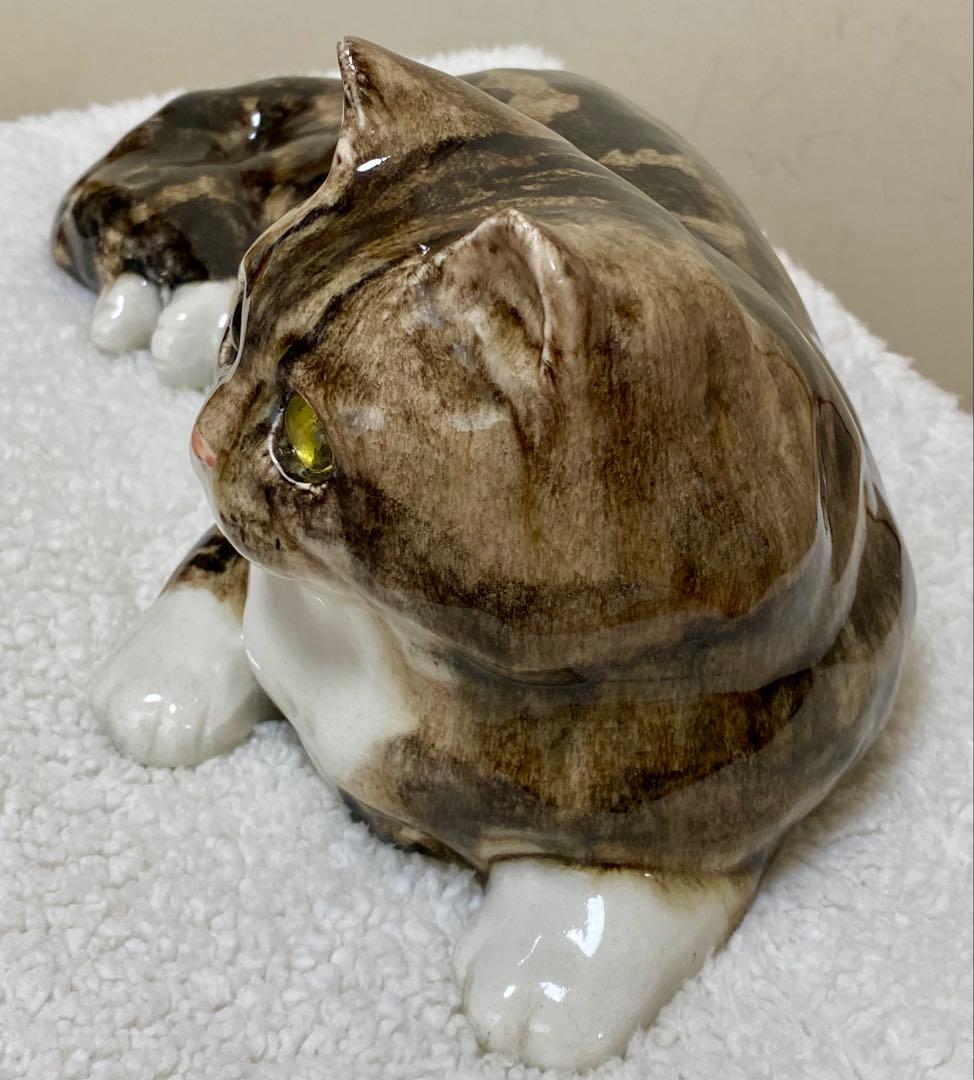 サイズ6 ウィンスタンレイキャット ケンジントンキャット　横たわり猫　貫入無し