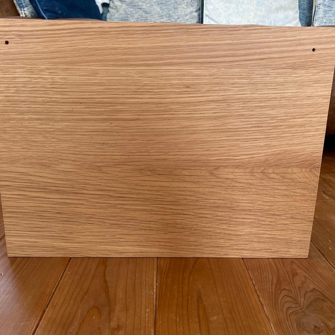 廃盤　希少　無印 スタッキングチェスト　オーク材　ハーフ　オープン　2つ
