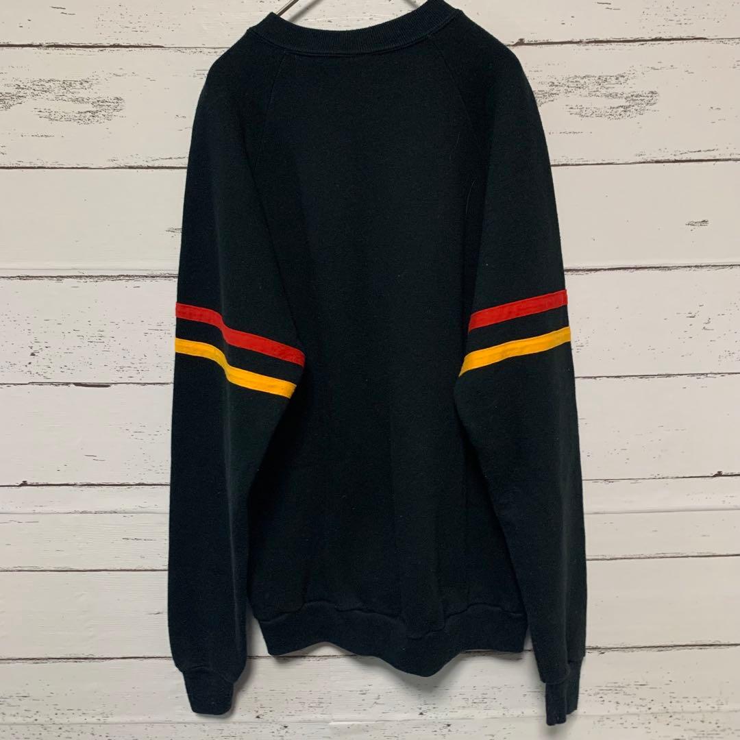 80s ディズニーオフィシャルミッキーフロッキースウェット トレーナーUSA製