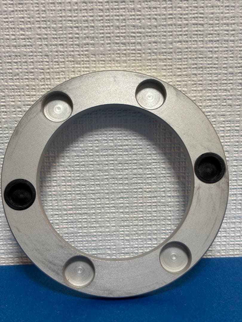 NARDI CLASSIC ブラックレザー＆シルバースポークステアリング 本体