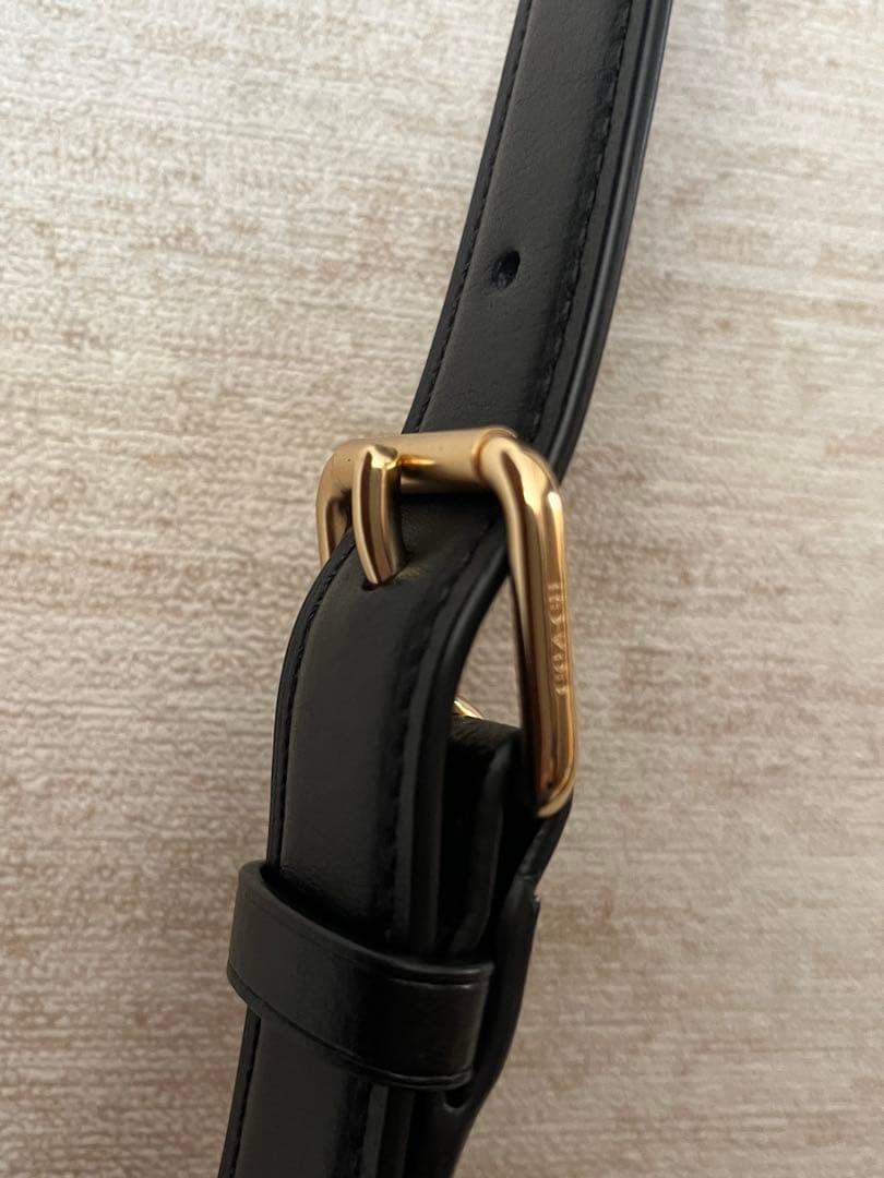 極美品✨COACH ブラックレザー 2wayショルダーバッグ　斜め掛け・肩掛け