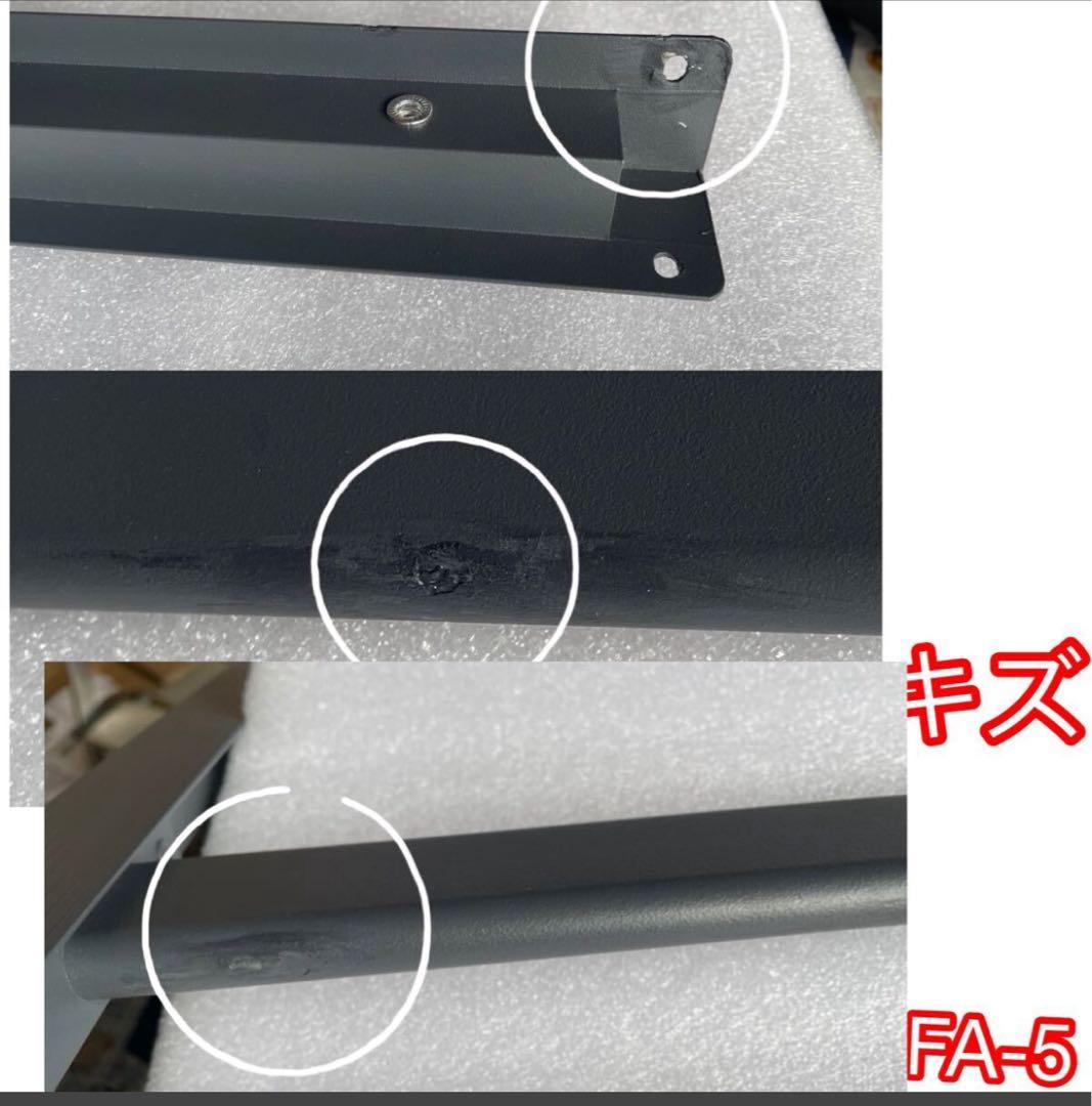 アルミ製 エアコン室外機カバー排気ルーバー方向可調整L-ダークグレー