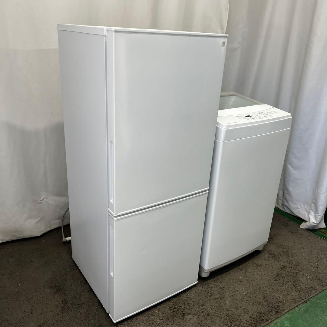 124⭕️冷蔵庫　洗濯機　一人暮らし　セット　シャープ　小型　安い　白　設置無料