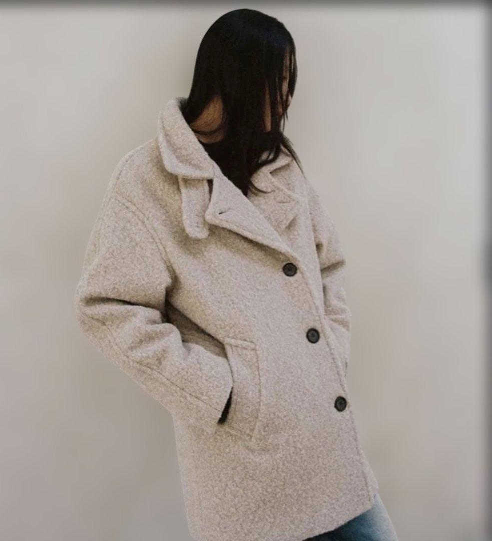 OHOTORO Boucle 2way Half Coat オオトロ　コート