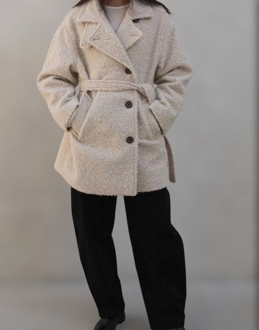 OHOTORO Boucle 2way Half Coat オオトロ　コート