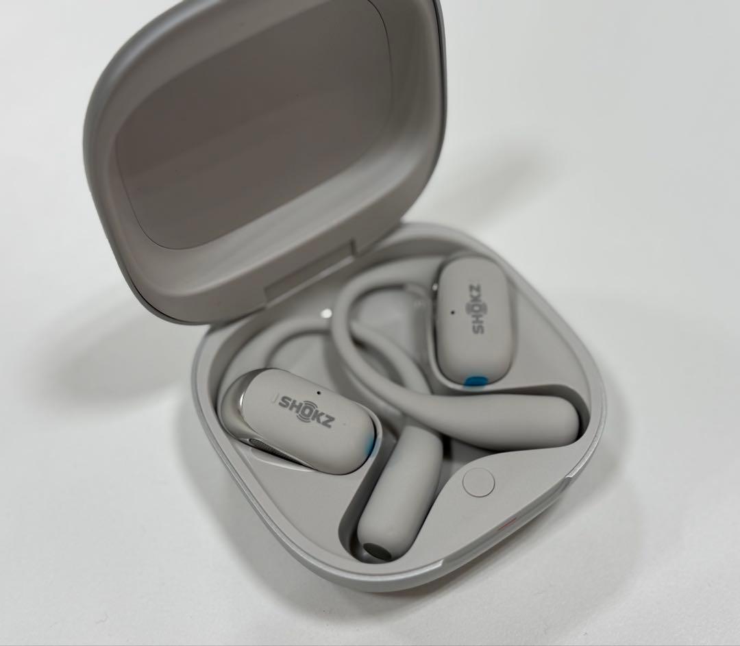 最新SHOKZ OPENFIT2+ ワイヤレスイヤホンショックス オープンイヤー