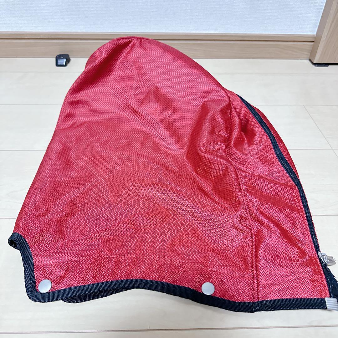 美品 adidas キャディバッグ 9.5型 6分割 軽量 レッド アディダス