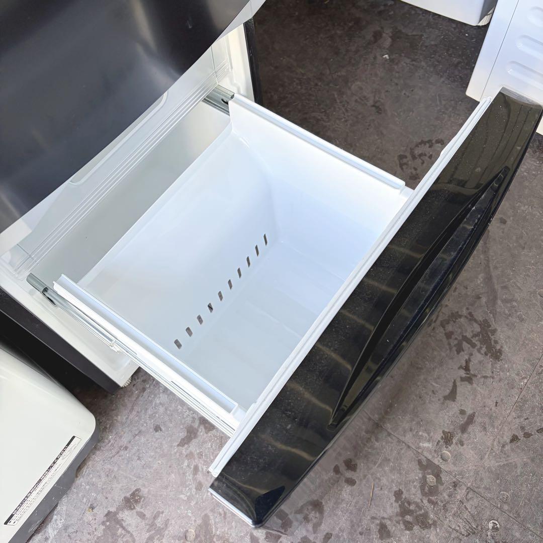 運搬取付無料！ブラック系純正日立・東芝洗濯機冷蔵庫2点セット！完動超美品！