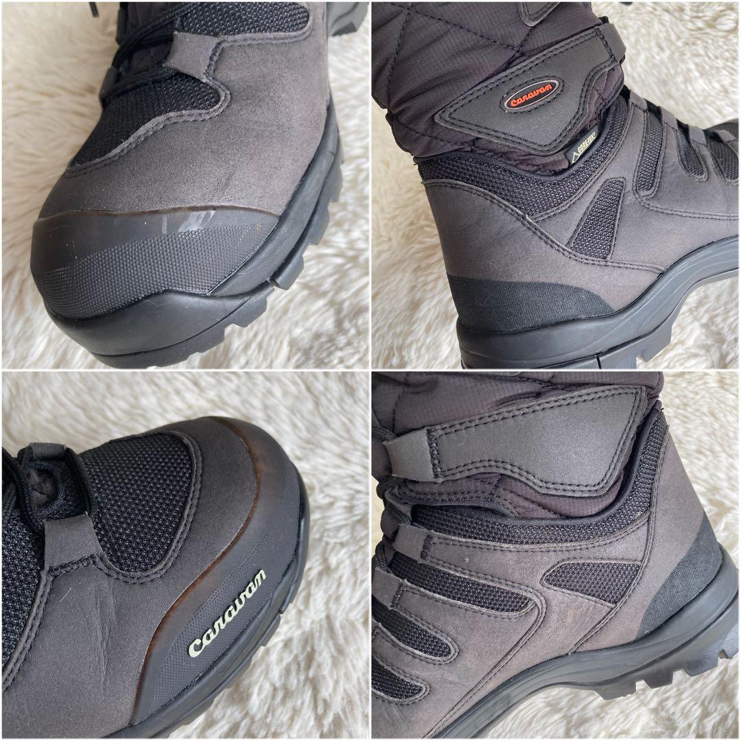 Caravan スノーブーツ ゴアテックス ブラック ウインターブーツ 登山靴