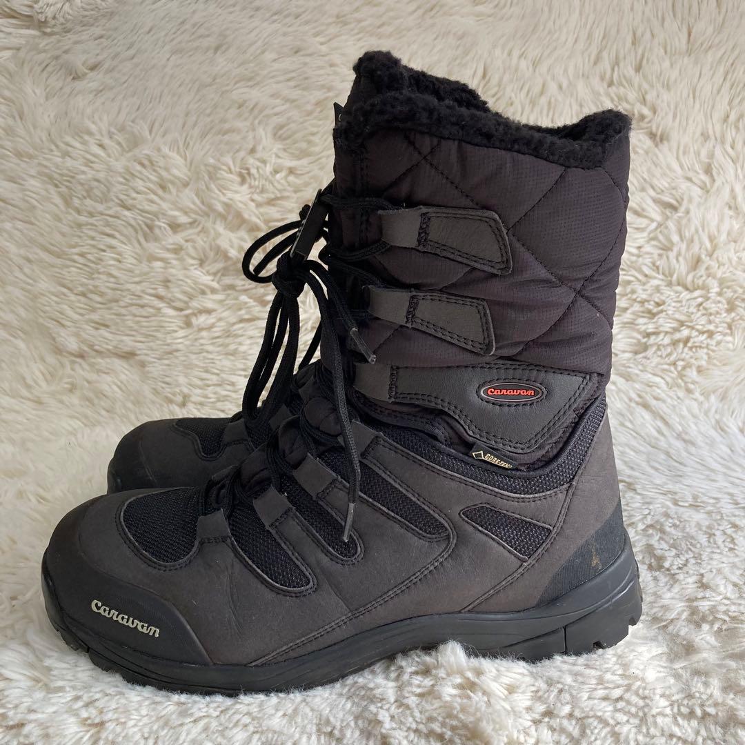 Caravan スノーブーツ ゴアテックス ブラック ウインターブーツ 登山靴