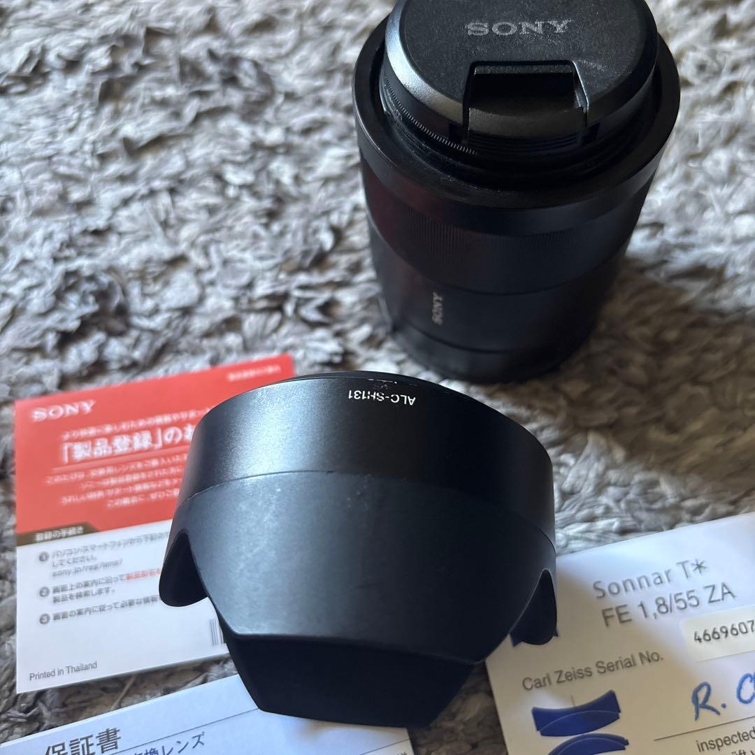 SONY FE 55mm F1.8 ZA 単焦点レンズ　SEL55F18Z