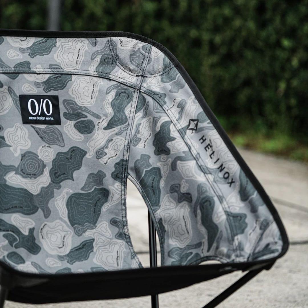 ネルデザインワークス× HELINOX チェアワン (re)　TOPOカモグレー