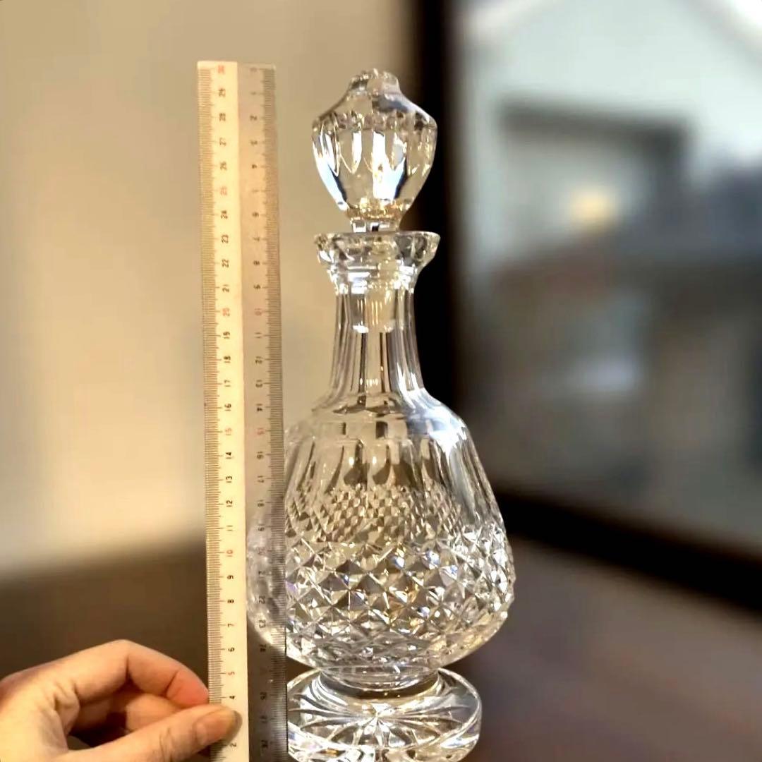 新品 欧州高級ブランド切子クリスタルガラス 非常に美しいブランデーデキャンタ