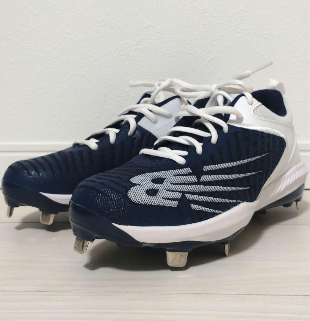 25.0 cm 未使用　ニューバランス 野球スパイク　ネイビー