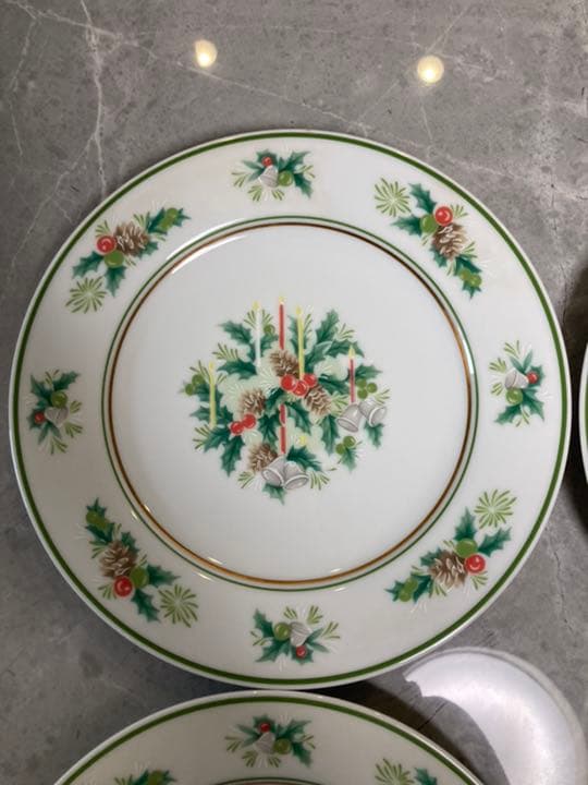 希少！ノリタケ　クリスマス　プレート皿　HOLLY 2228 6枚