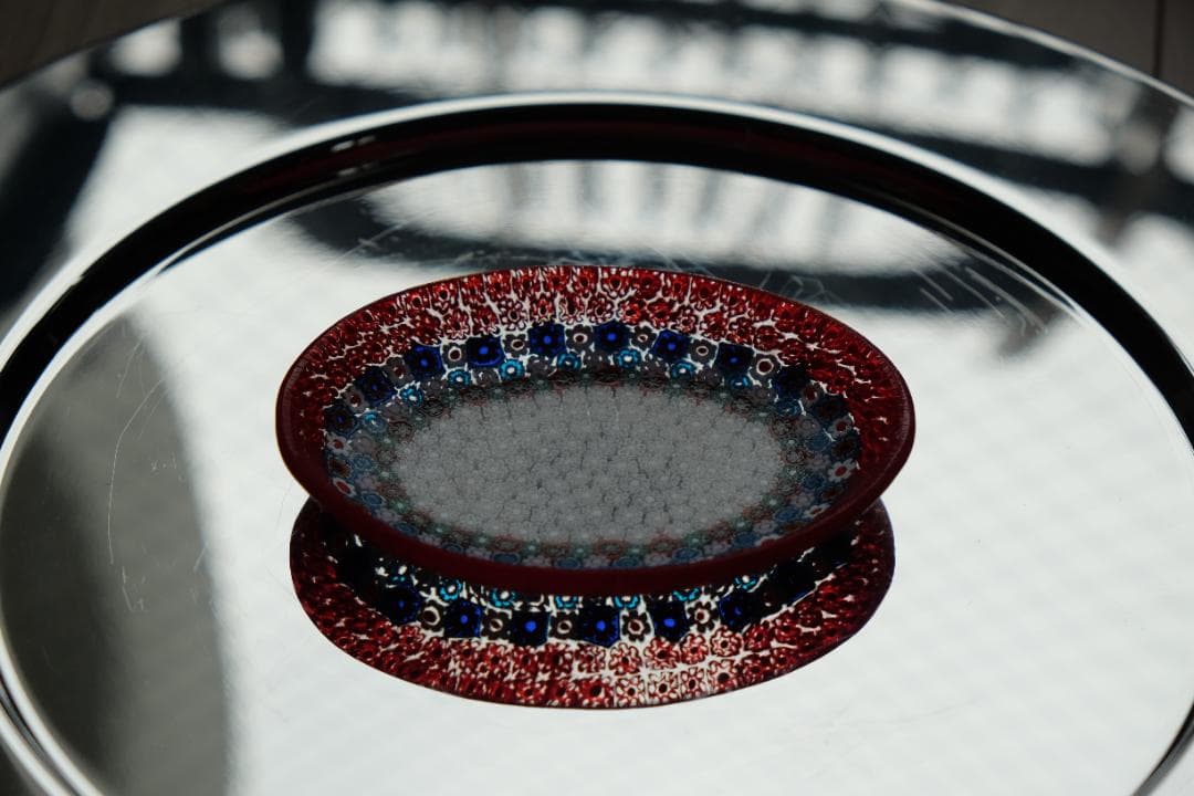 ムリーニ ミルフィオリ 小皿 デザートプレート ムラノガラス 田子美紀 藤田喬平