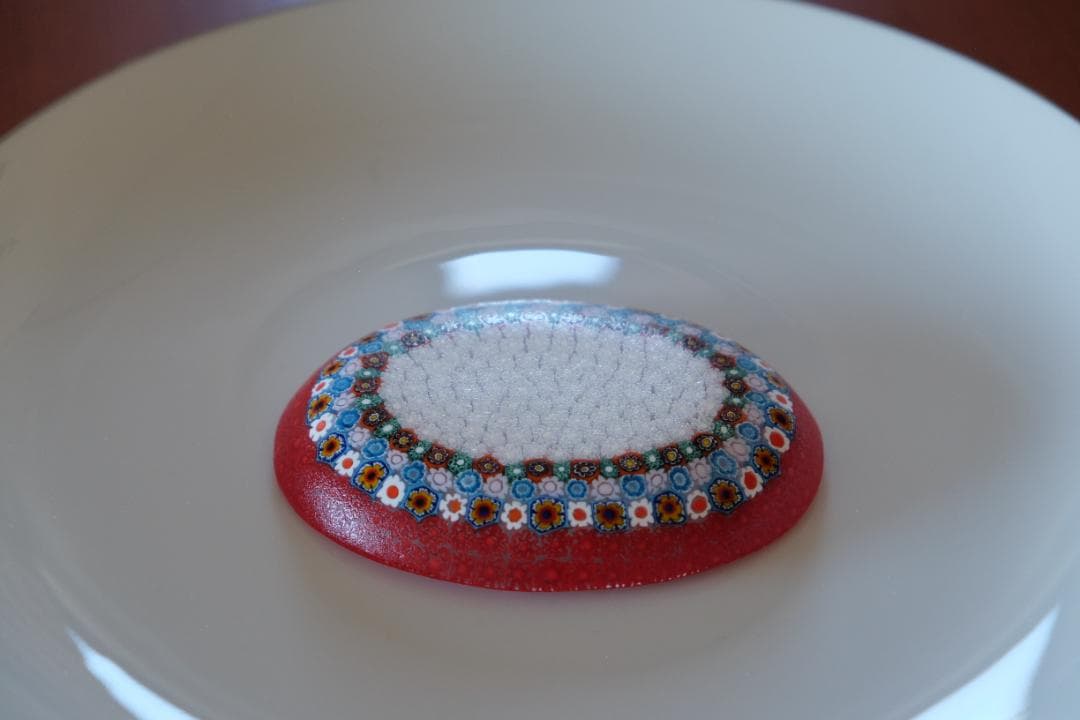 ムリーニ ミルフィオリ 小皿 デザートプレート ムラノガラス 田子美紀 藤田喬平