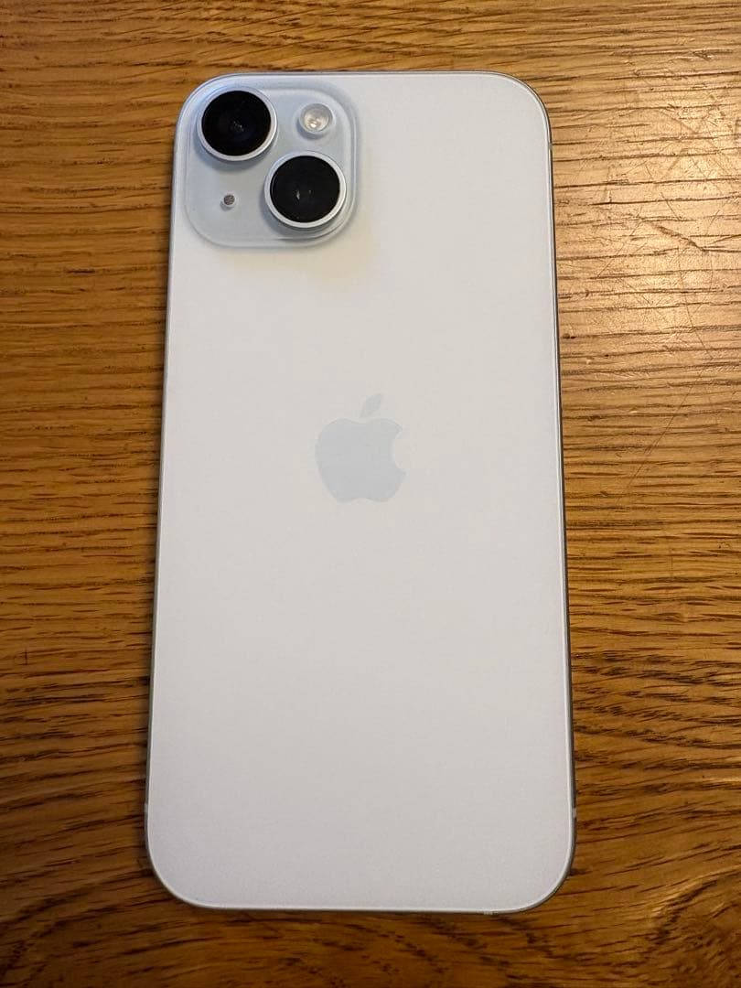 iPhone15 本体 ブルー 256GB 中古 バッテリー82% 残債なし