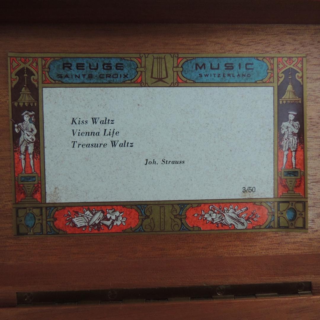 REUGE 50弁　ヨハン・シュトラウス2世「宝のワルツ」他　オルゴール