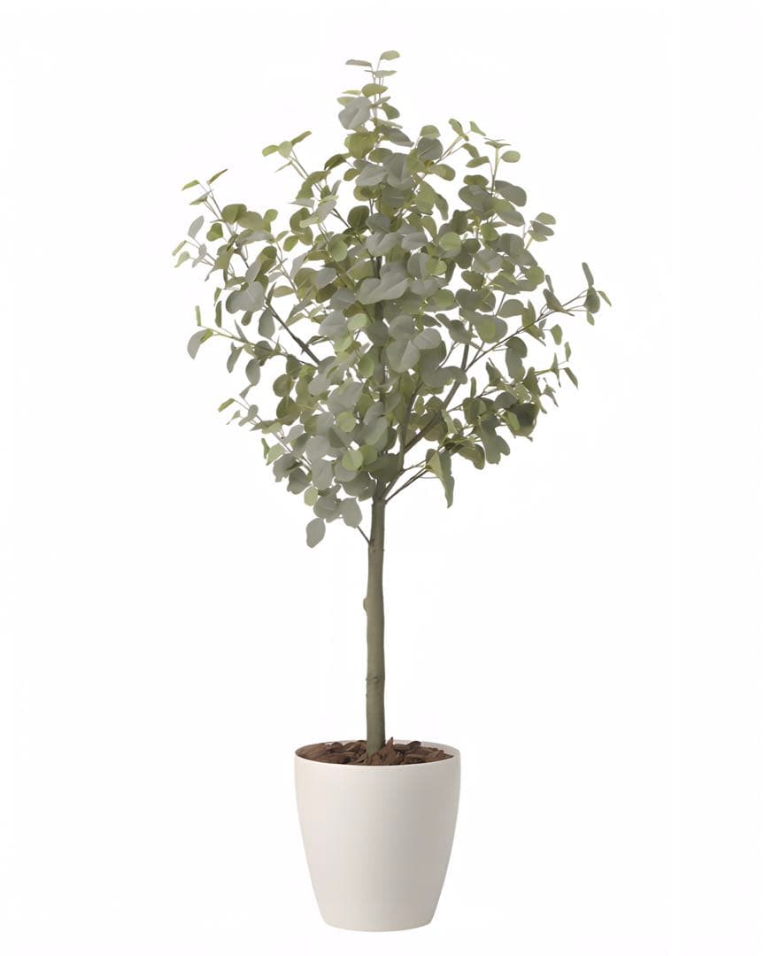 光触媒　人工観葉植物　ウォールグリーン　フェイクグリーン　ユーカリツリー1.65
