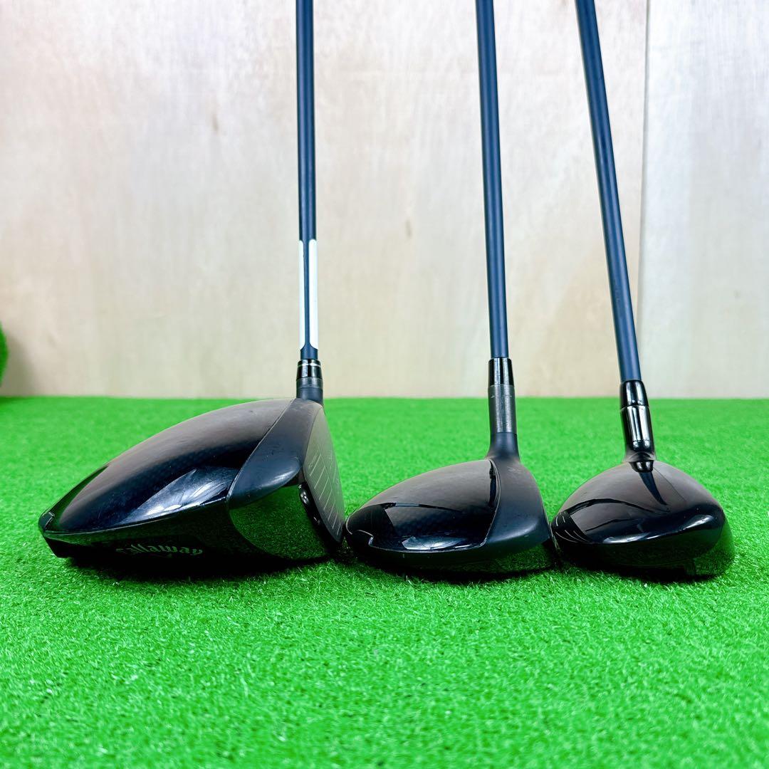 【美品】 キャロウェイ パラダイム MAXFAST 1w 5w 5u 3本セット