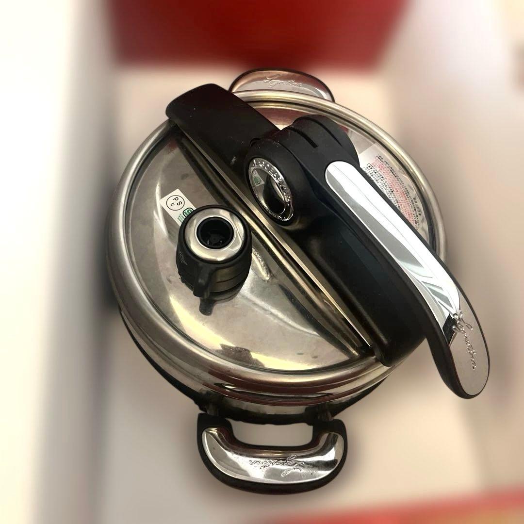 【1回のみ使用】ラゴスティーナNOVIA5リットル圧力鍋イタリア製