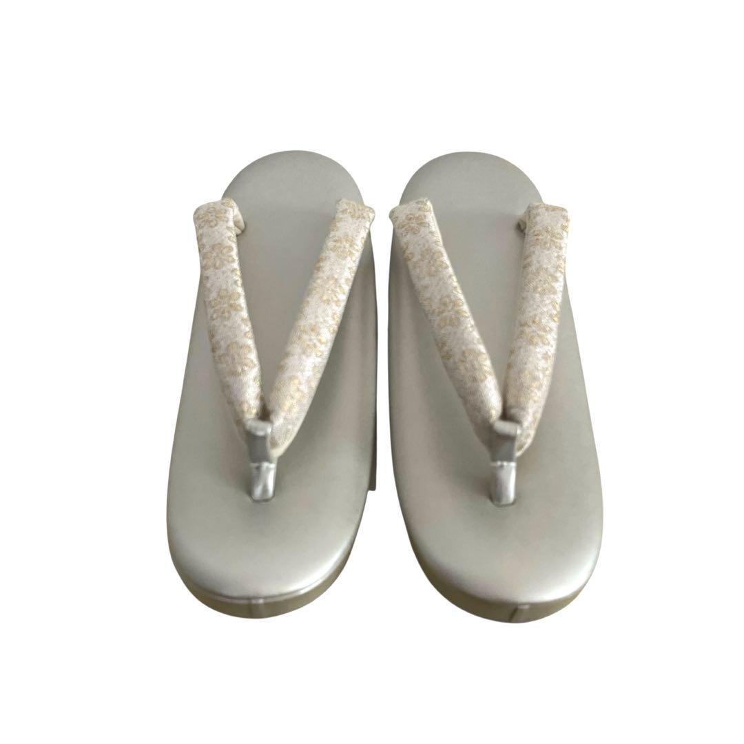 Prima 和装　パール　ハンドバッグ　草履　セット