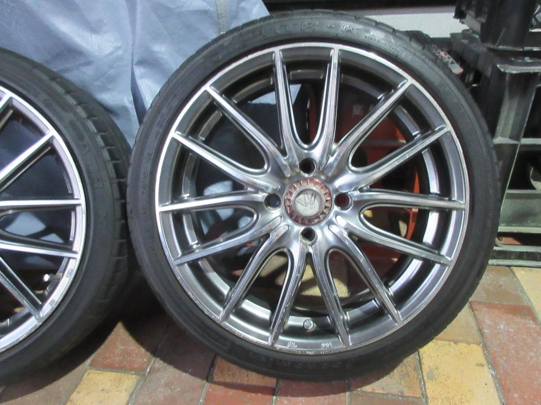 送料込み！軽自動車用16インチアルミホイールタイヤ付き4本セット