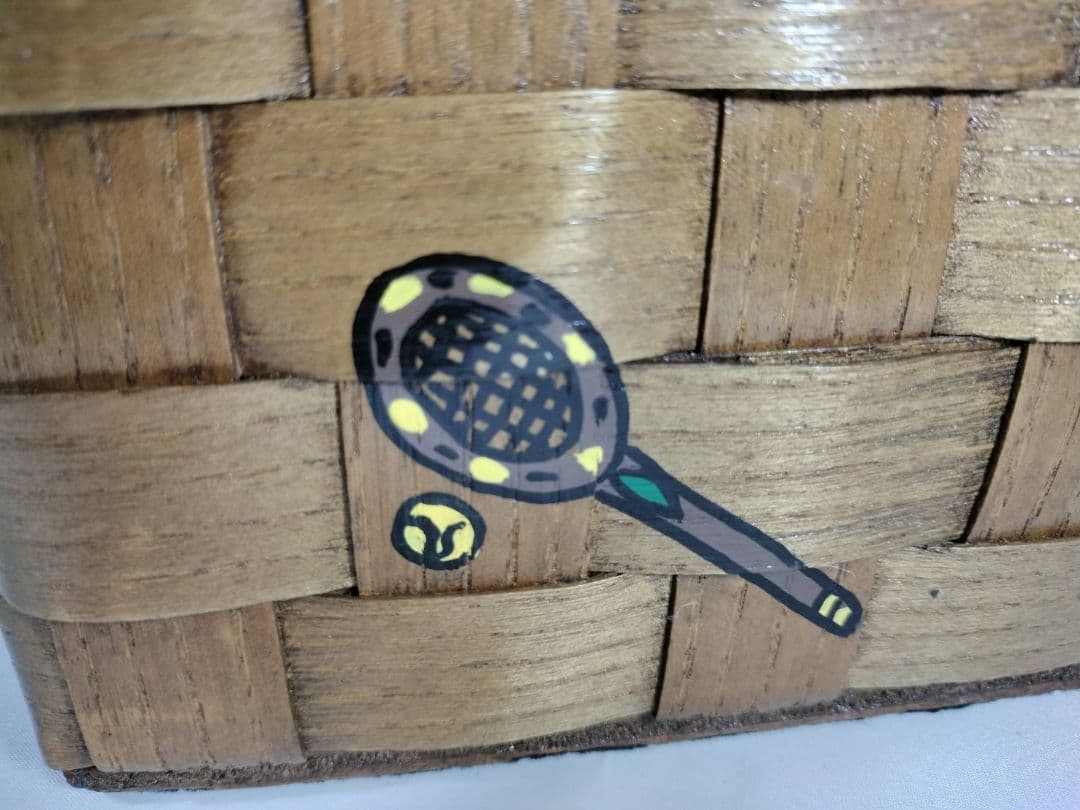 美品 Caro-Nan カロナン バスケット Basket テニス希少