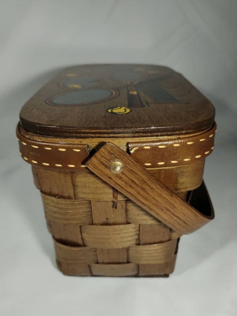 美品 Caro-Nan カロナン バスケット Basket テニス希少