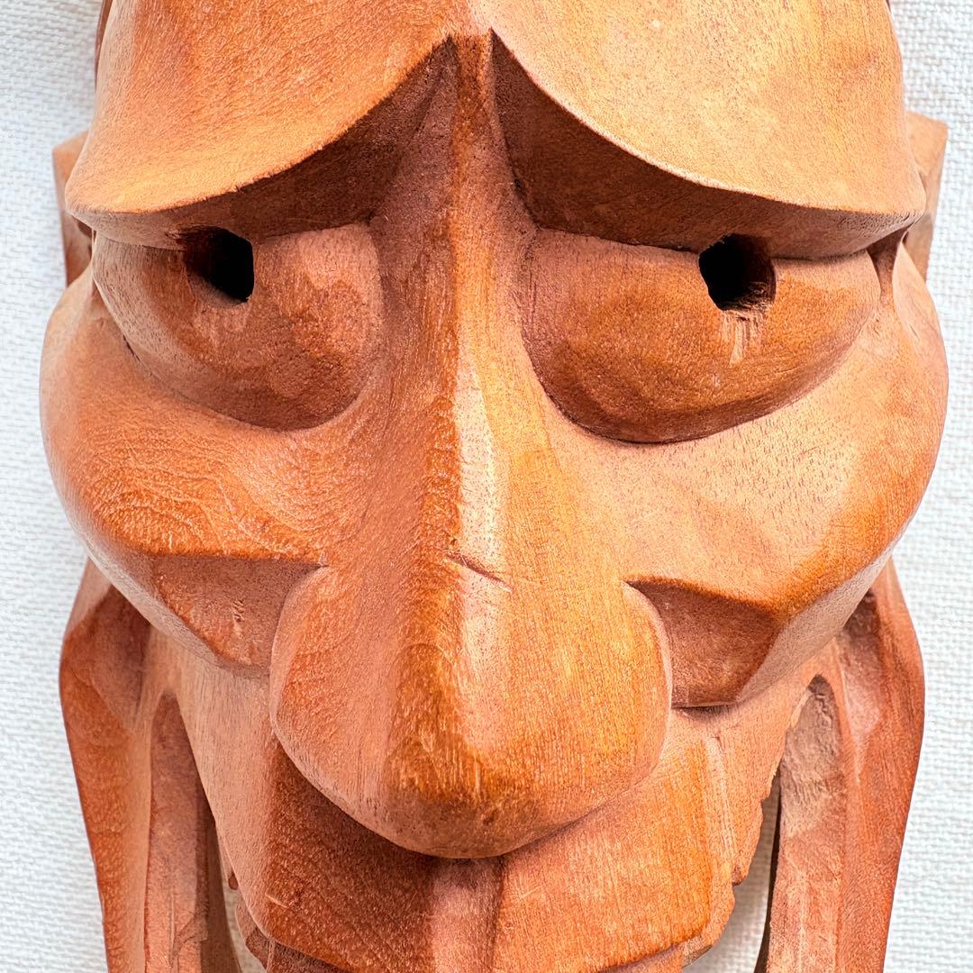 般若　木彫　伝統工芸品