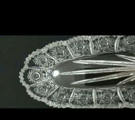 【未使用】ボヘミア　オーバル　ロング　ボウル　 箱入り