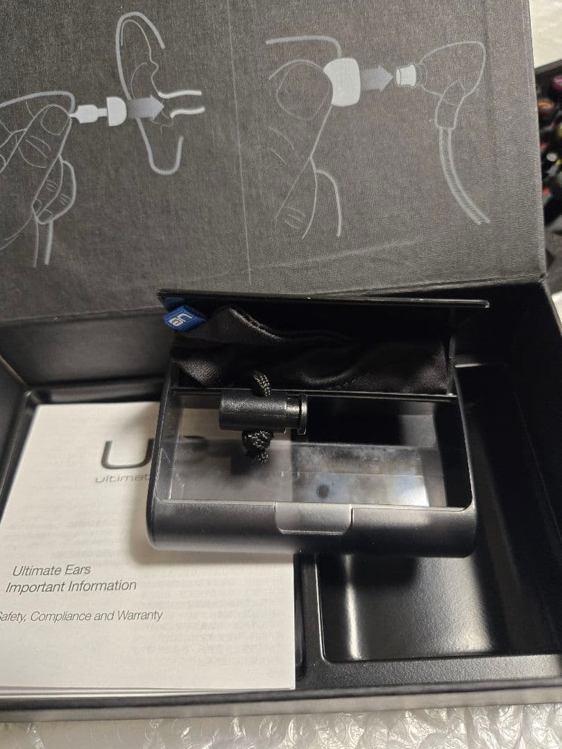 【整備済】UE900s 新品Knowlesダンパー 希少純正黒ケーブル 付属品