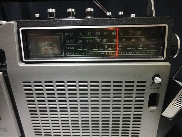 ♪昭和銘機 整備清掃済ラジカセ National MACff RQ-448