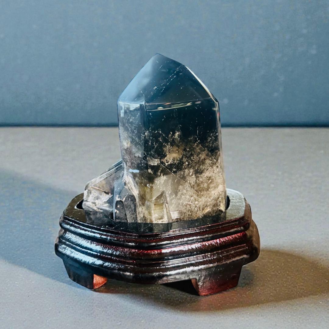 天然石 モリオンポイント☘︎ ݁˖.1.2キロ　厄除け　魔除け