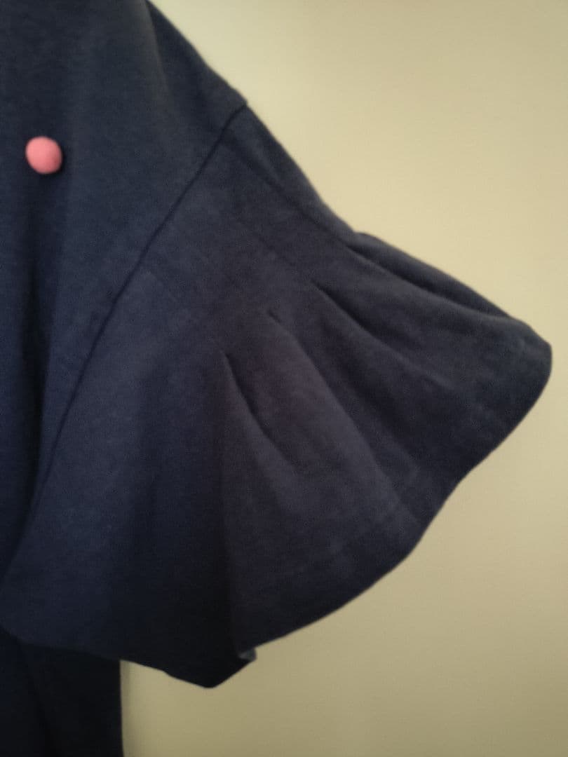 未使用★デニム&ダンガリー01 フリル袖 大き目 ゴートゥーハリウッド FITH