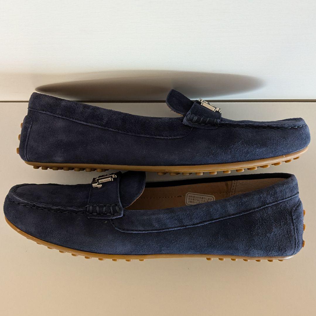 未使用級　ローレンラルフローレン　ドライビングシューズ　ローファー　スエード