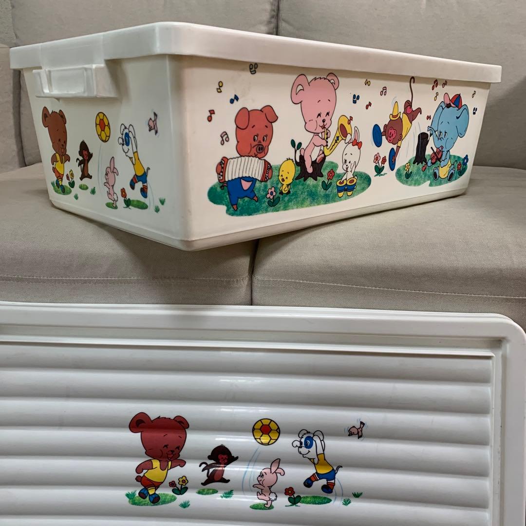 昭和レトロポップ　アンティーク衣装ケース・手編みセーター　4点セット