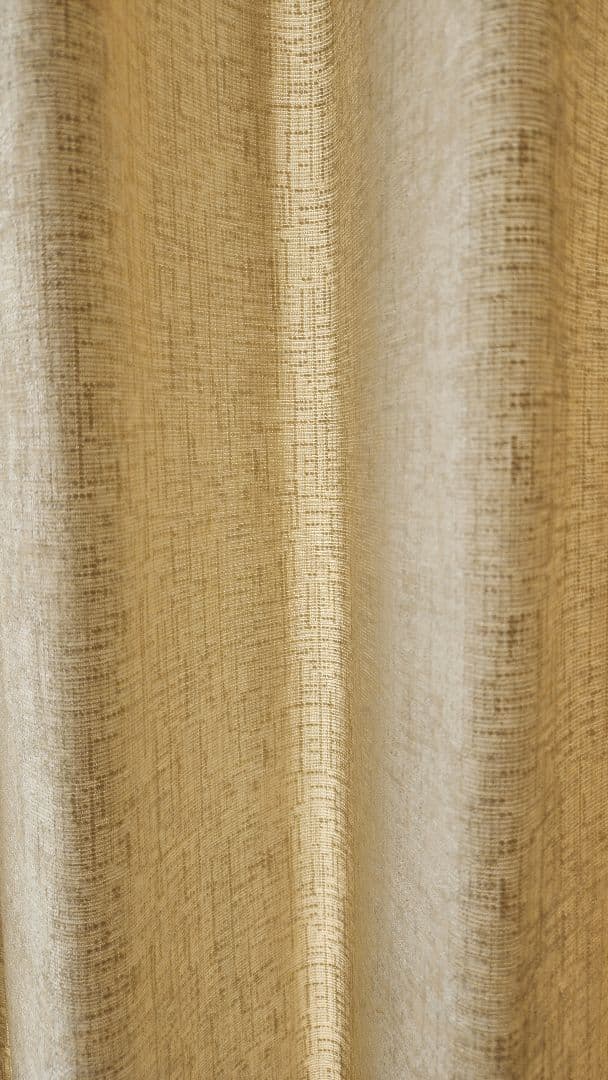 2組セット ベージュ ドレープカーテン 織り模様