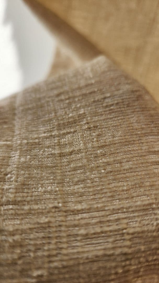 2組セット ベージュ ドレープカーテン 織り模様