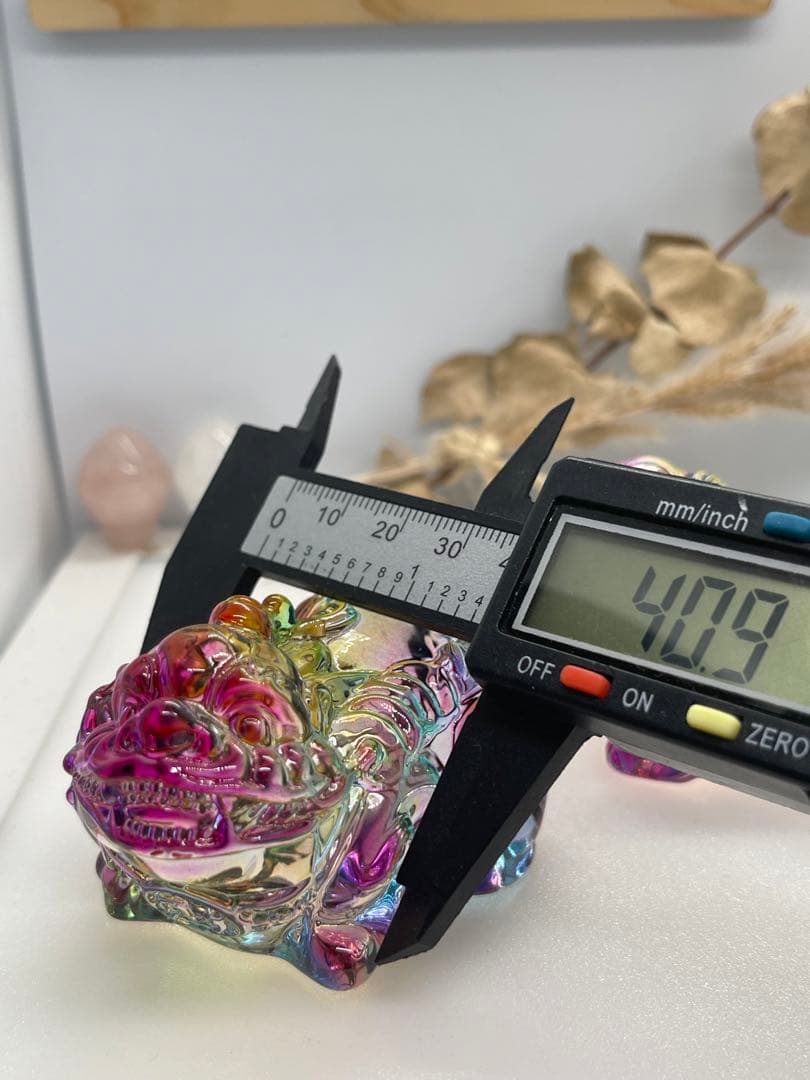 ひろみ様7【1926】貔貅セット 瑠璃  ガラス