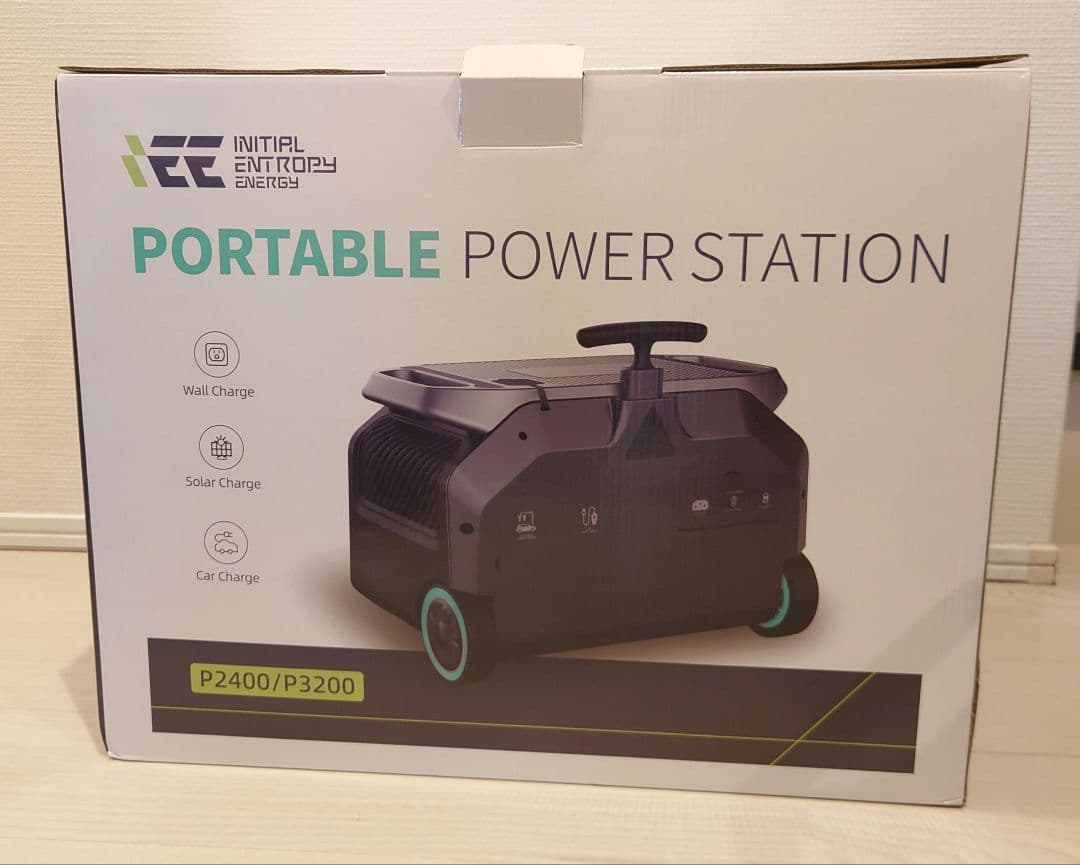 IEETek P3200 ポータブル電源 大容量 3200W 防災 停電対策