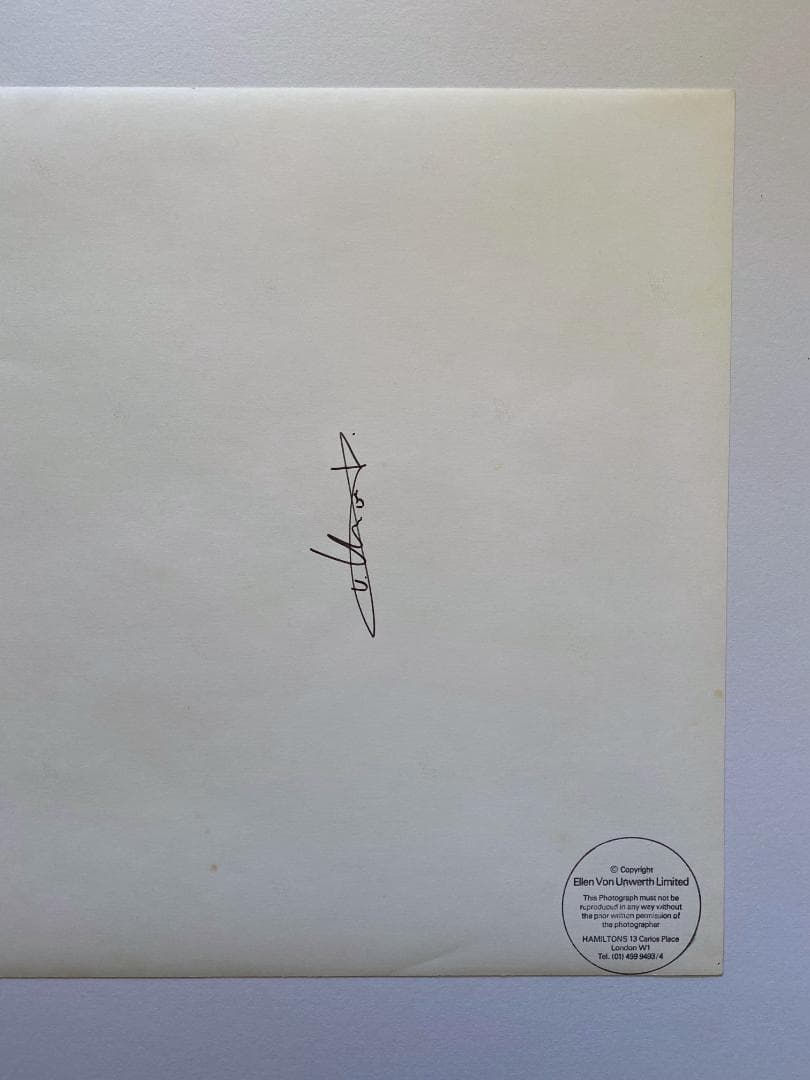 エレン・フォン・アンワース「GANG STER」オリジナル・プリント額装