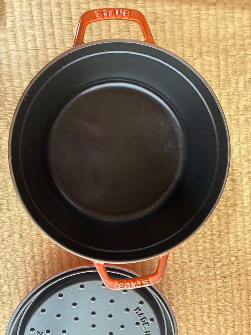 ストウブ ココットラウンド シナモン 26cm