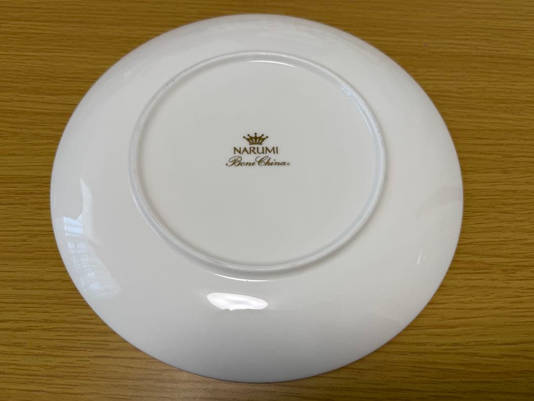 NARUMI ボーンチャイナ ホワイトプレート 12枚セット