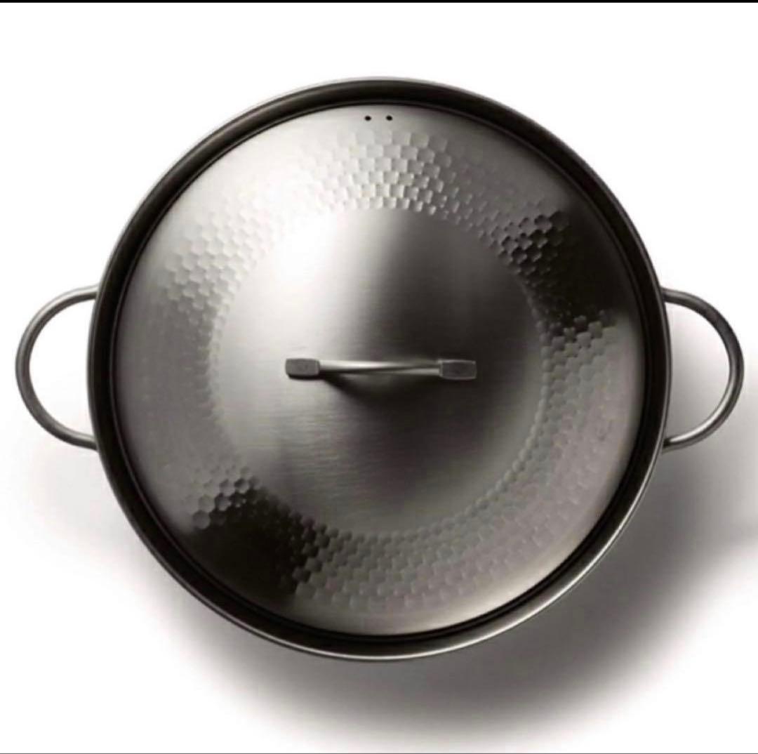 【燕三条製】肴七味ステンレス製 卓上鍋24cm【新品】