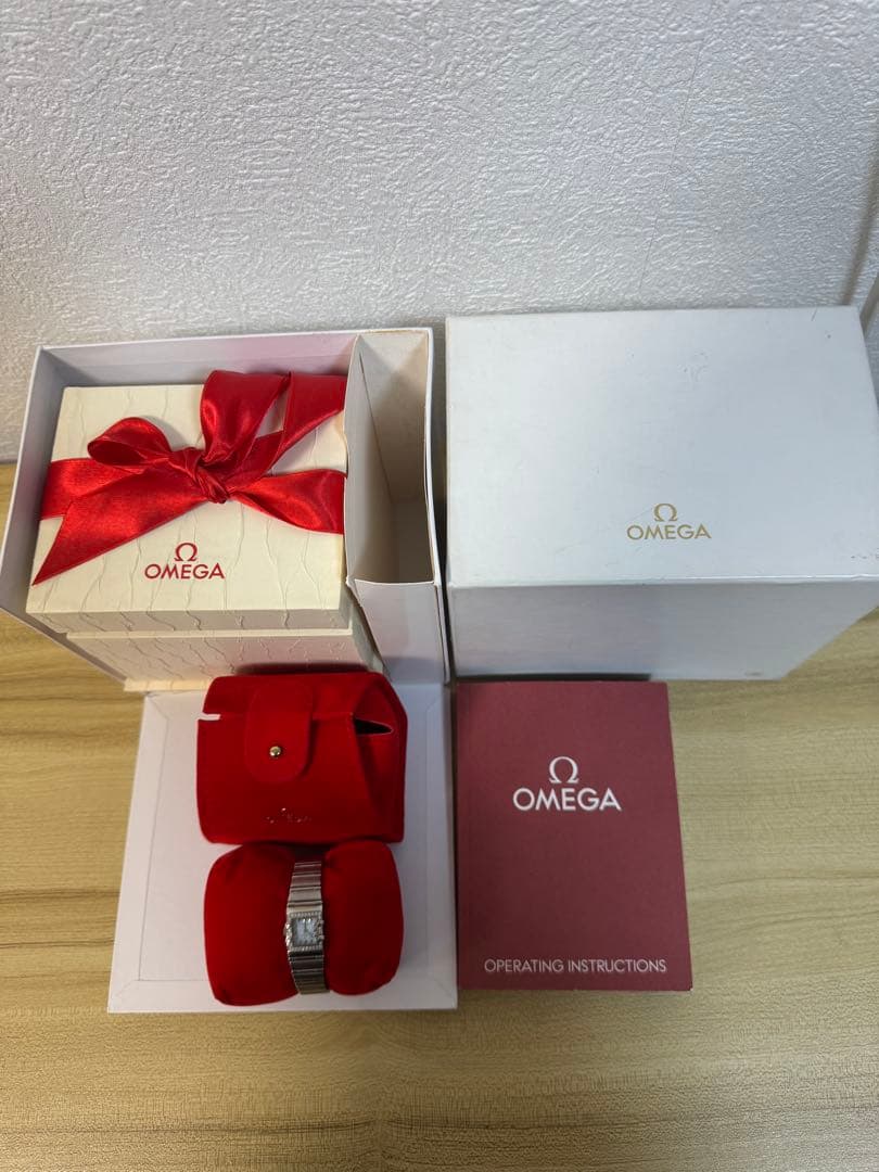 し*も様 OMEGA コンステレーションカレ　ダイヤベル　クォーツ ダイヤモンド